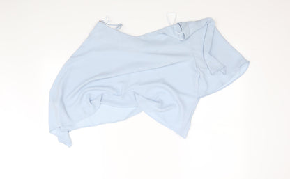 Womens UK Size 14 New Look Blue Basic Blouse
