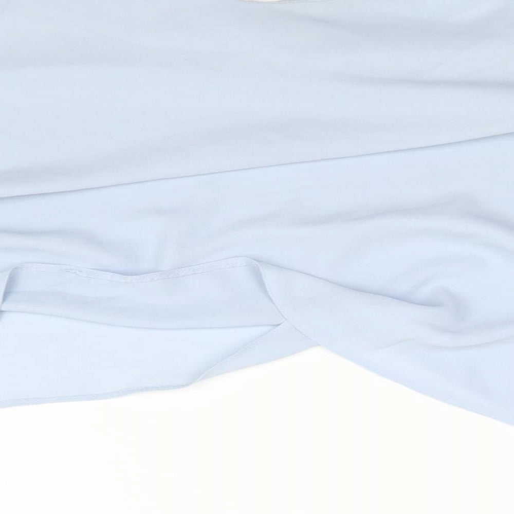 Womens UK Size 14 New Look Blue Basic Blouse