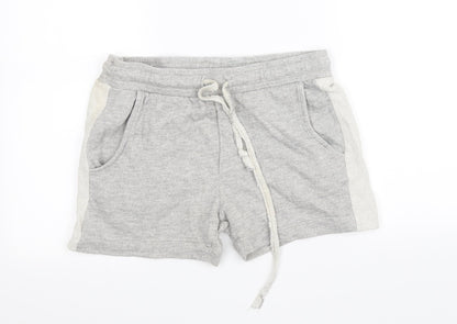 Boohoo Womens Grey   Cut-Off Shorts Size M