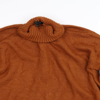 New Look Womens Orange   Pullover Jumper Size L