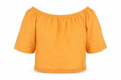 Marks & Spencer Womens Yellow   Basic Blouse Size 14