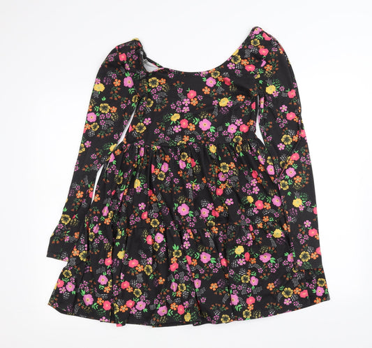 Womens UK Size 6 ASOS Black Basic Blouse
