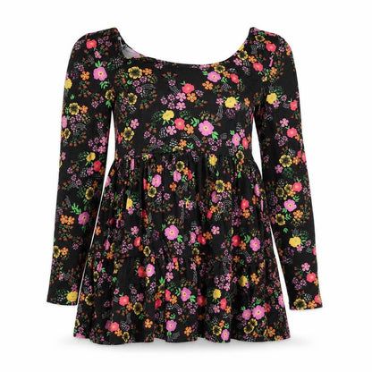 Womens UK Size 6 ASOS Black Basic Blouse