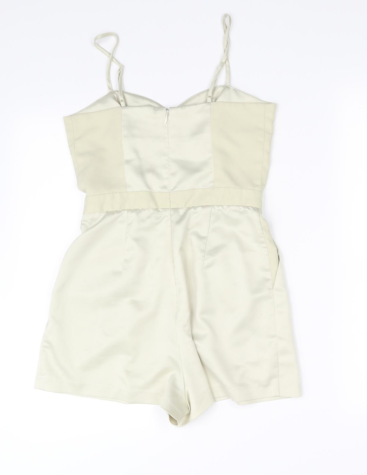 Topshop Womens Grey   Jumpsuit Outfit/Set Size 8