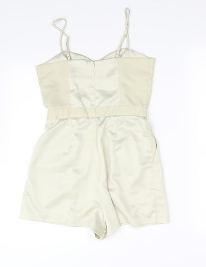 Topshop Womens Grey   Jumpsuit Outfit/Set Size 8