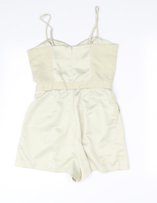 Topshop Womens Grey   Jumpsuit Outfit/Set Size 8