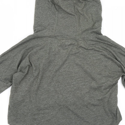 Very Girls Green   Pullover Hoodie Size 11-12 Years  - Cropped
