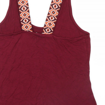Womens UK Size 12 River Island Purple Basic Tank