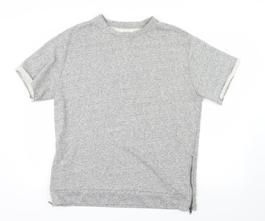 River Island Mens Grey  Knit Pullover Jumper Size L