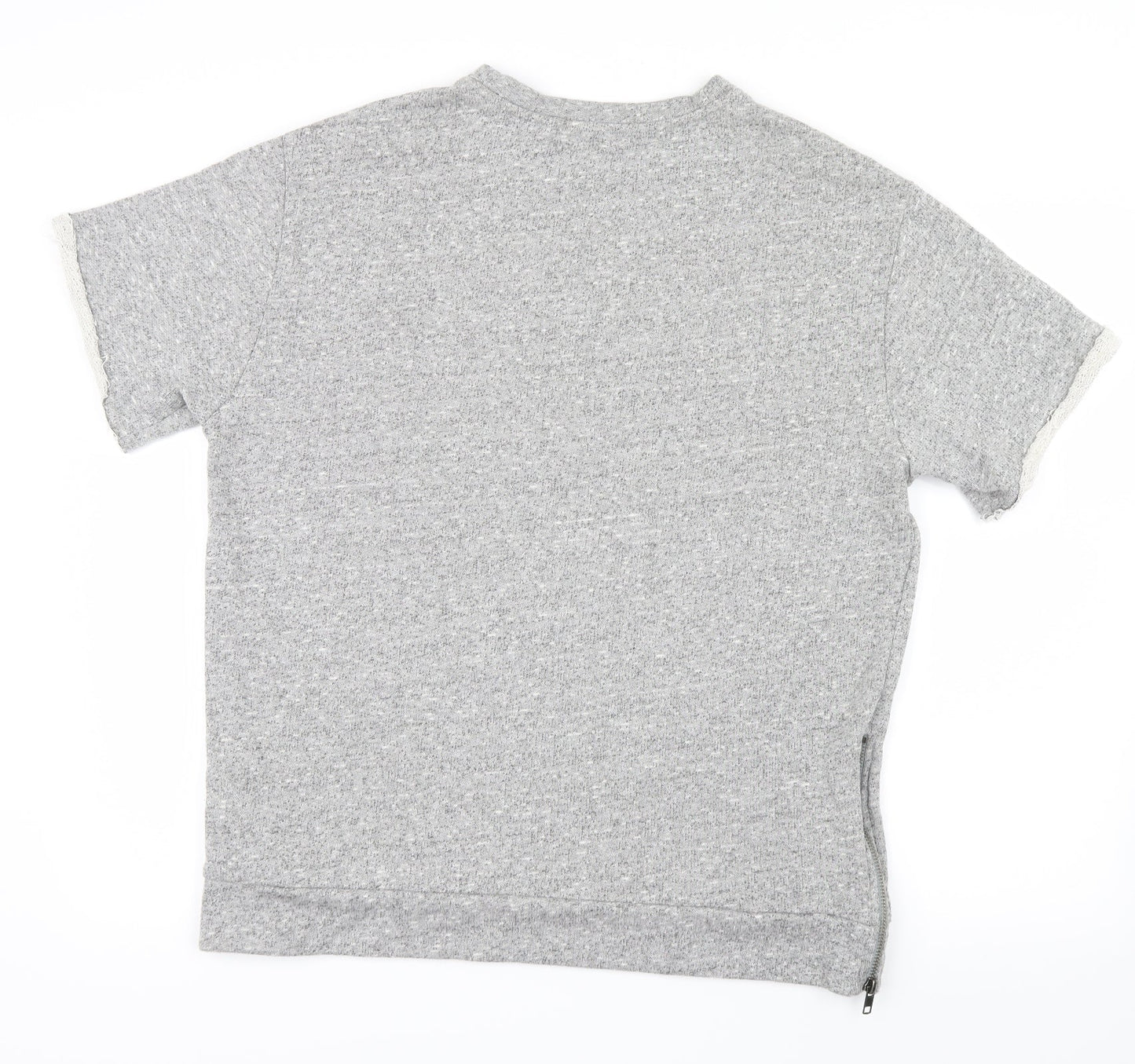 River Island Mens Grey  Knit Pullover Jumper Size L