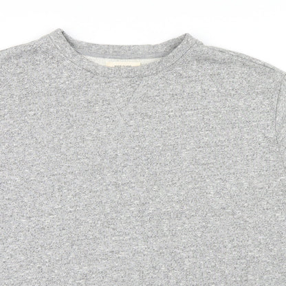River Island Mens Grey  Knit Pullover Jumper Size L