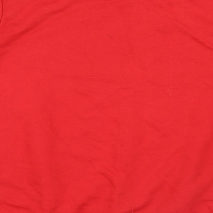 Pep&Co Mens Red  Knit Pullover Jumper Size L  - Christmas