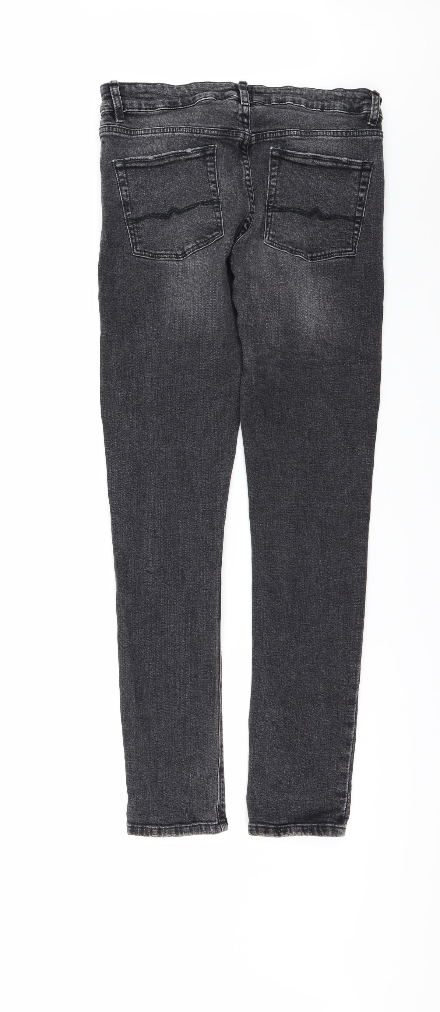 ASOS Womens Black  Denim Skinny Jeans Size 33 in L32 in