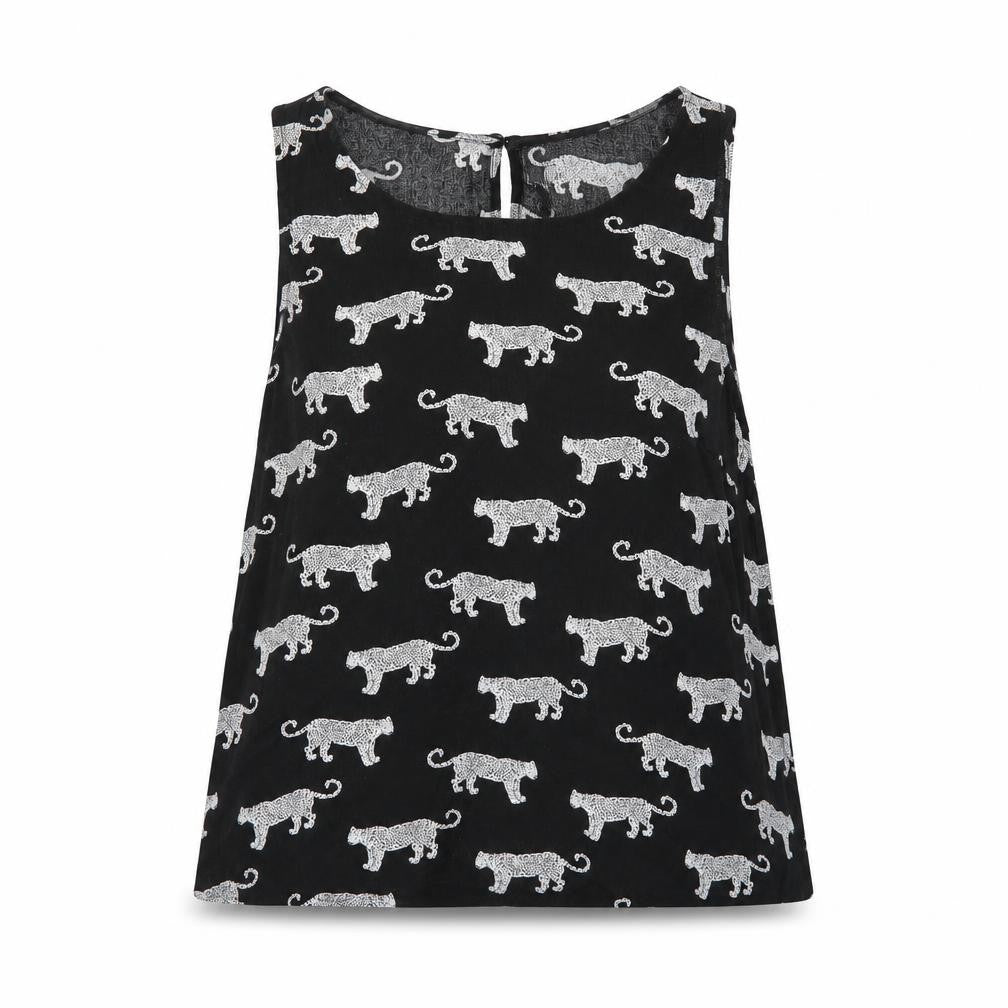 Womens UK Size 8 Divided by H&M Black Tunic Blouse