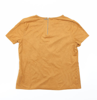 Primark Womens Brown   Basic T-Shirt Size 8