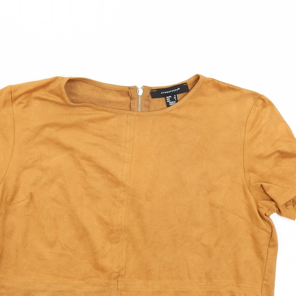 Primark Womens Brown   Basic T-Shirt Size 8