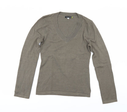 chrisline Womens Beige   Pullover Jumper Size S