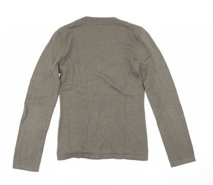 chrisline Womens Beige   Pullover Jumper Size S