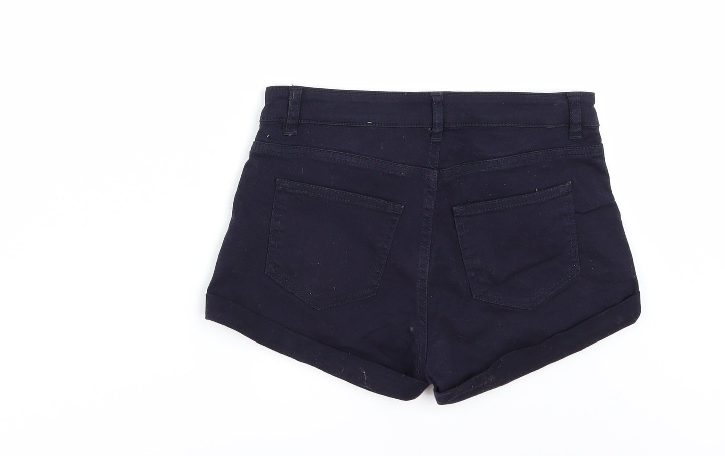 H&M Womens Blue   Hot Pants Shorts Size 4