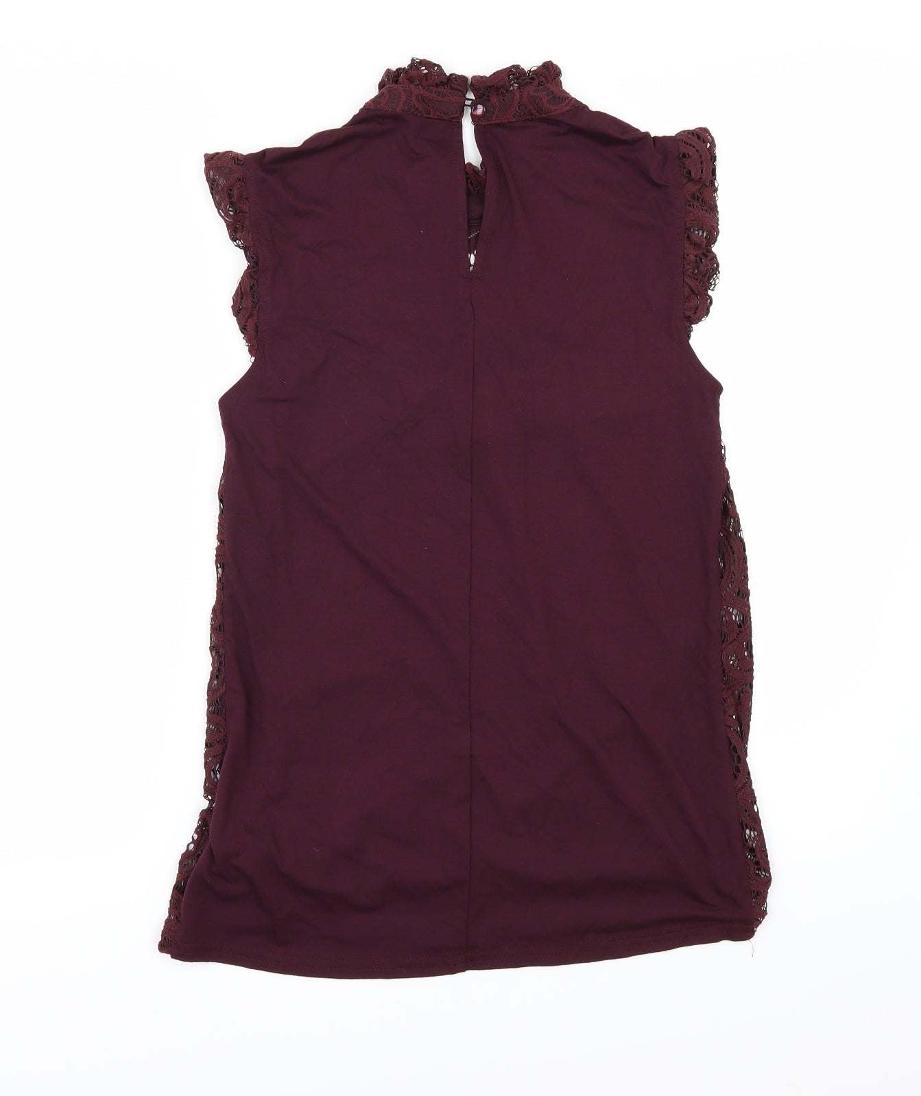Womens UK Size 6 F&F Red Tunic T-Shirt