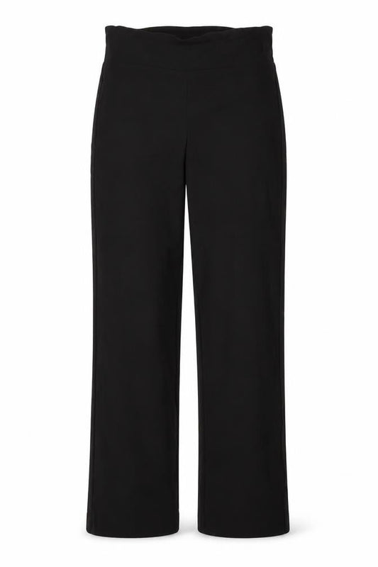 Womens UK Size 12 Preworn Regular Fit  Black Trousers