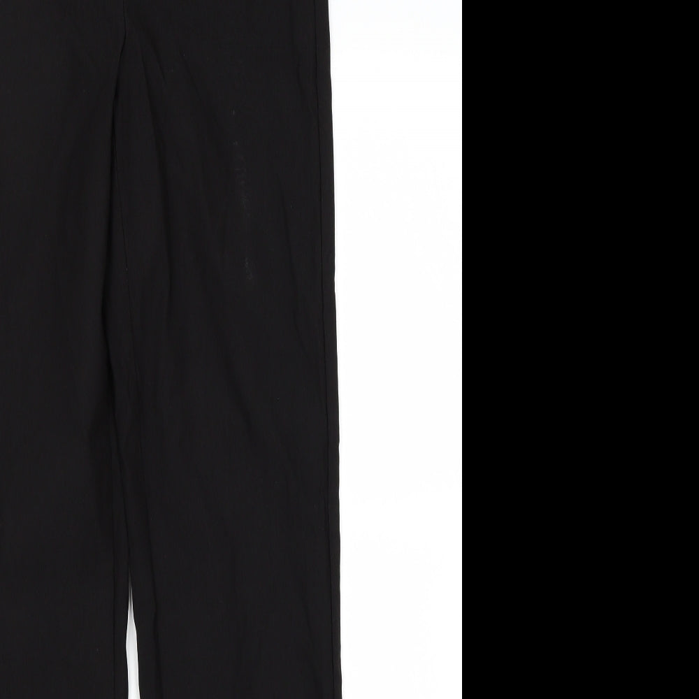 Womens UK Size 12 Preworn Regular Fit  Black Trousers
