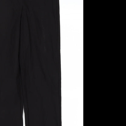 Womens UK Size 12 Preworn Regular Fit  Black Trousers