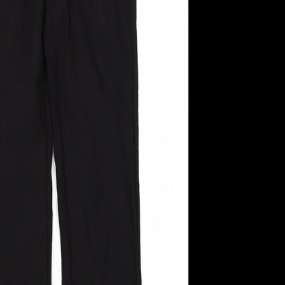 Womens UK Size 12 Preworn Regular Fit  Black Trousers