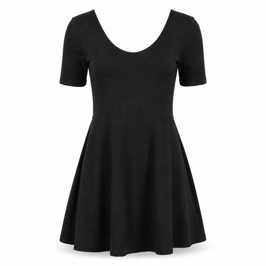 Ginatricot Girls Black   Fit & Flare  Size XS