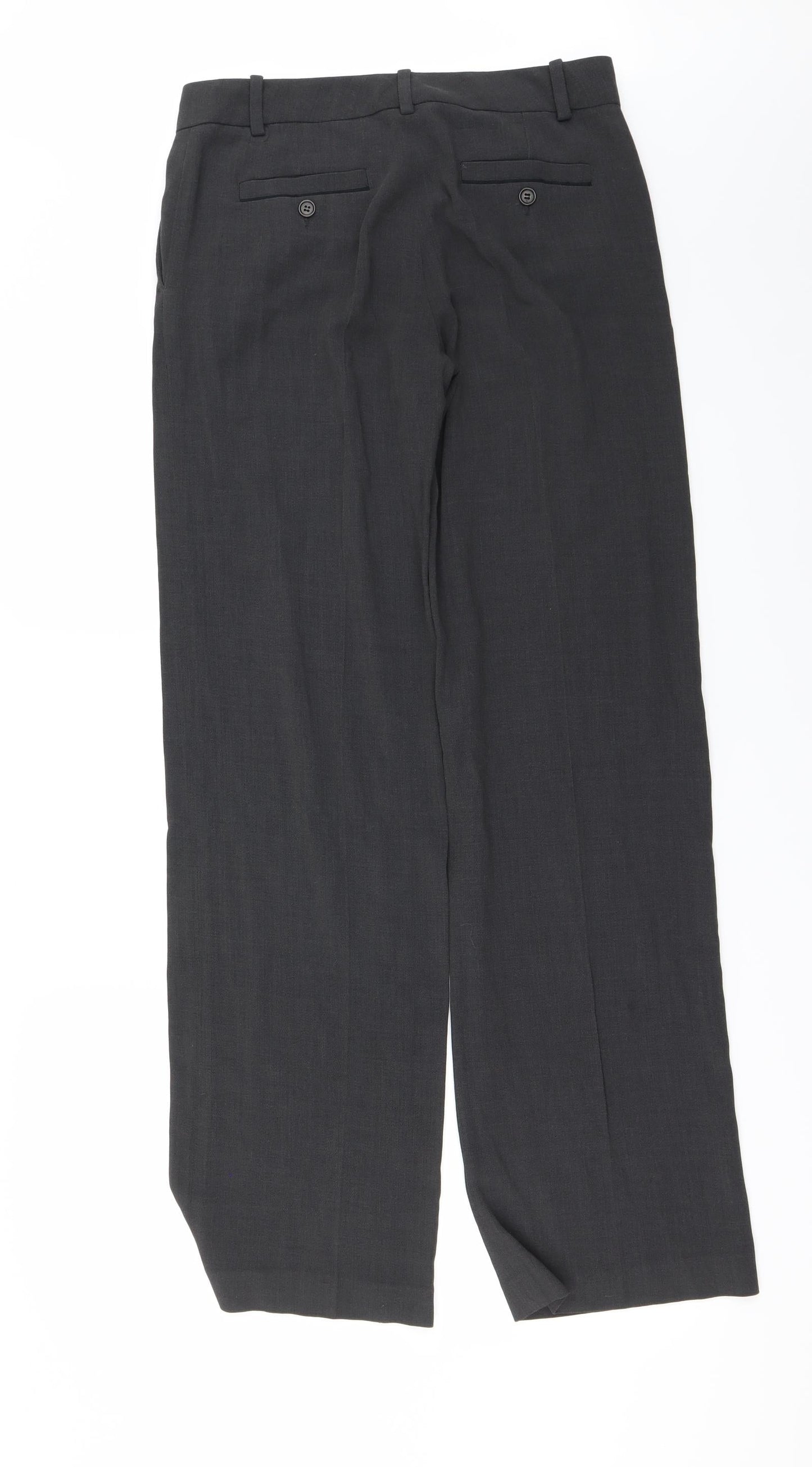 Womens UK Size 28 in Preworn Regular Fit  Grey Trousers
