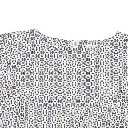 Womens UK Size 8 Miss Selfridge Grey Basic T-Shirt