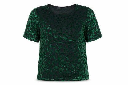 Womens UK Size 8 Dorothy Perkins Green Basic T-Shirt