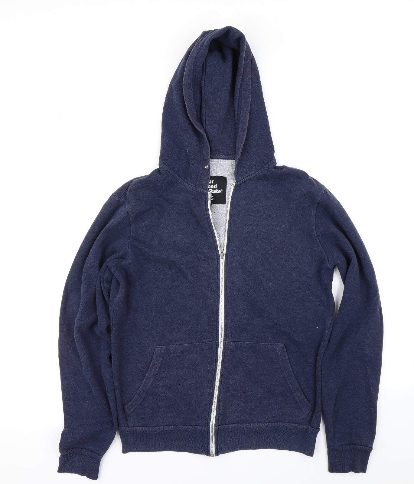 Cedar Wood State Mens Blue   Full Zip Jumper Size XS