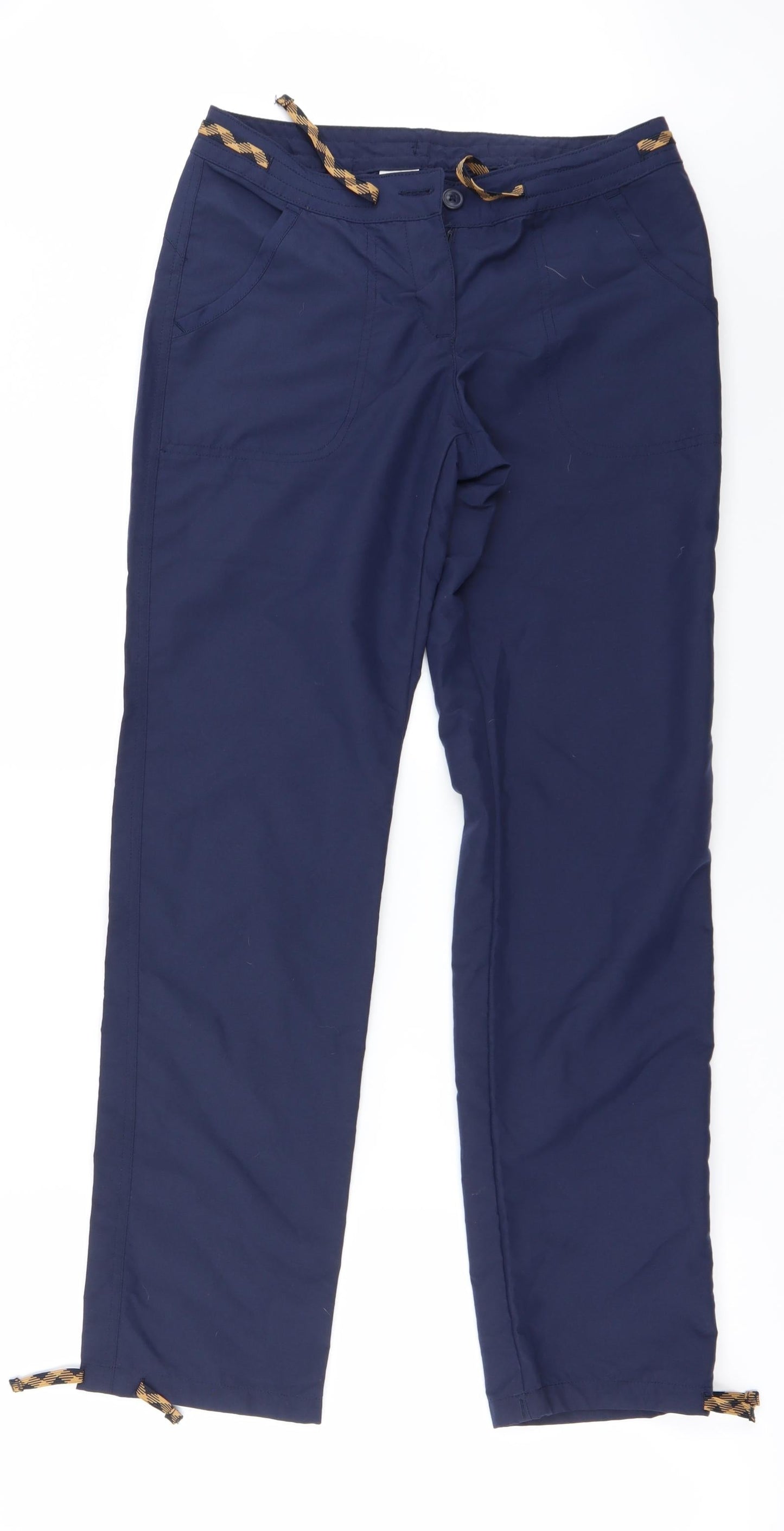 Womens UK Size 6 Preworn Regular Fit  Blue Trousers