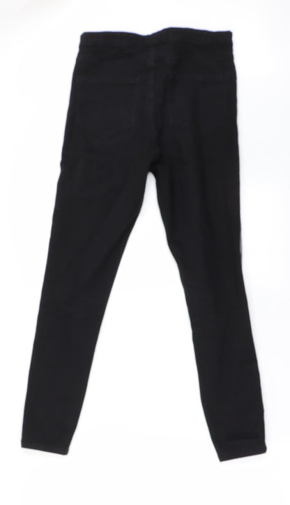 Womens UK Size 12 Bullhead Denim Co. Regular Fit Skinny Black Jeans