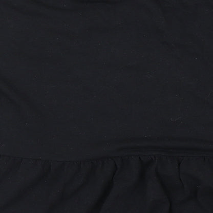 Womens UK Size 10 Atmosphere Black Basic T-Shirt