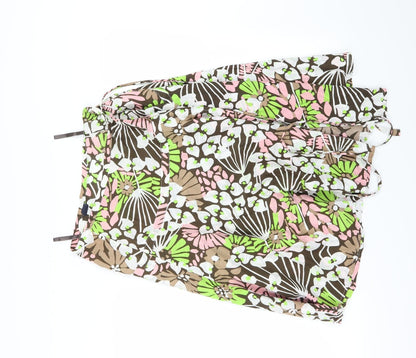 Gap Womens Multicoloured Floral  A-Line Skirt Size 4