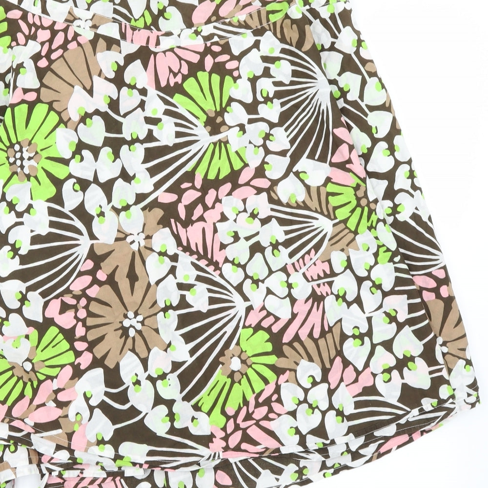Gap Womens Multicoloured Floral  A-Line Skirt Size 4