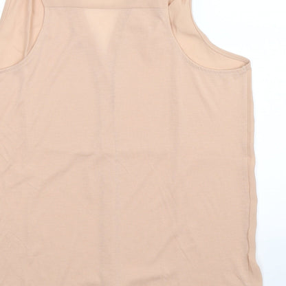 H&M Womens Beige   Basic Button-Up Size S