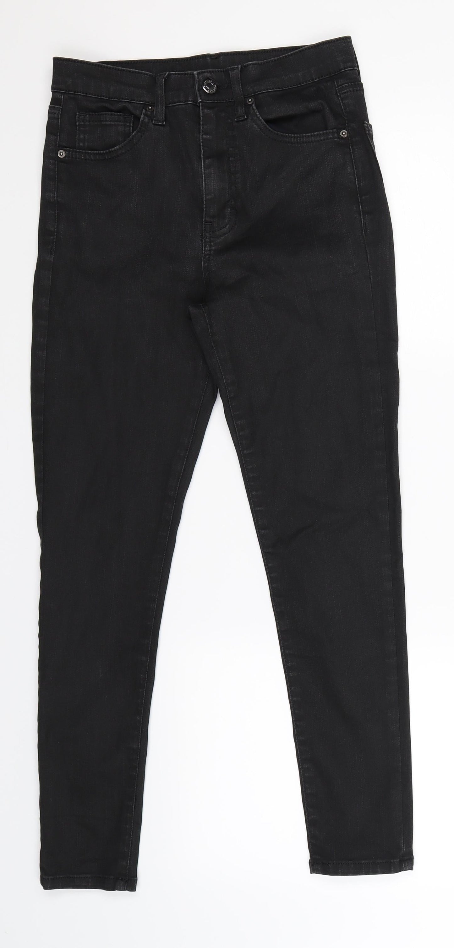 Topshop Womens Black  Denim Jegging Jeans Size 28 in L24 in
