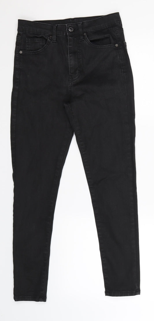 Topshop Womens Black  Denim Jegging Jeans Size 28 in L24 in