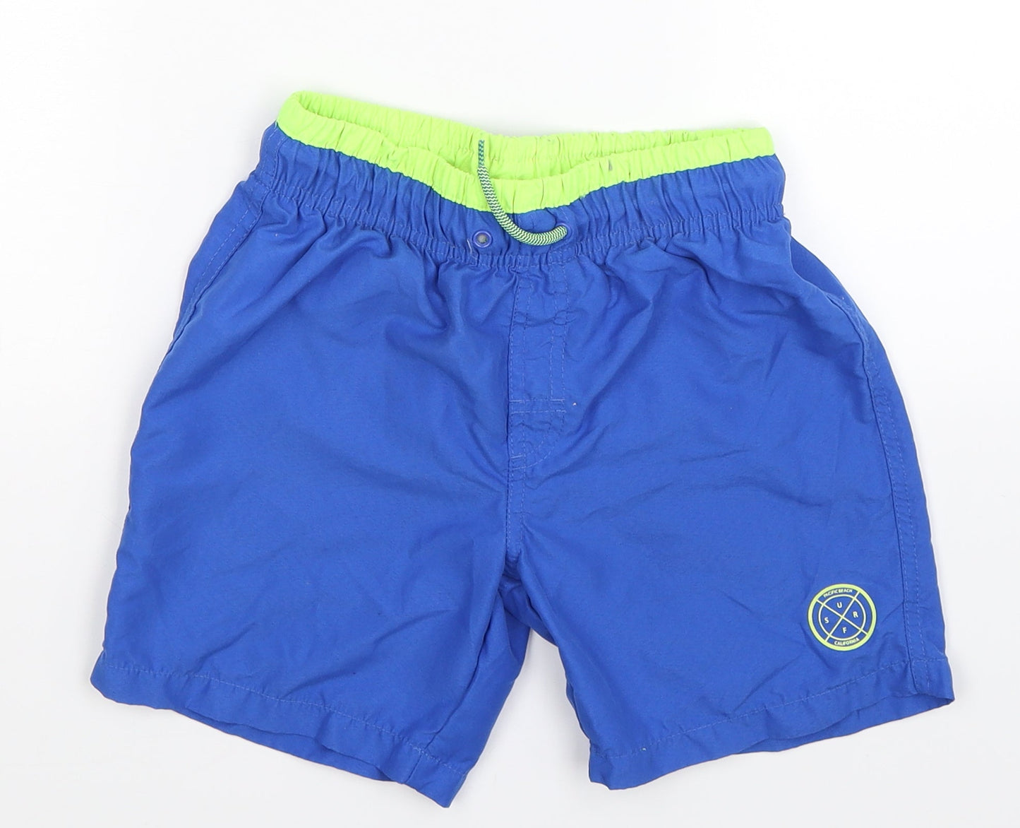 Rebel Boys Blue   Bermuda Shorts Size 8-9 Years