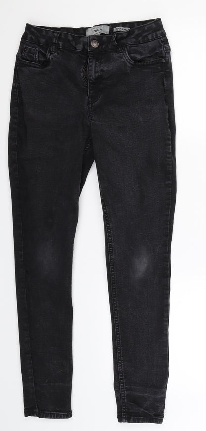 New Look Womens Black  Denim Skinny Jeans Size 10 L27 in