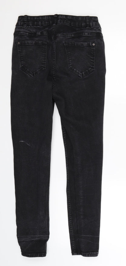 New Look Womens Black  Denim Skinny Jeans Size 10 L27 in