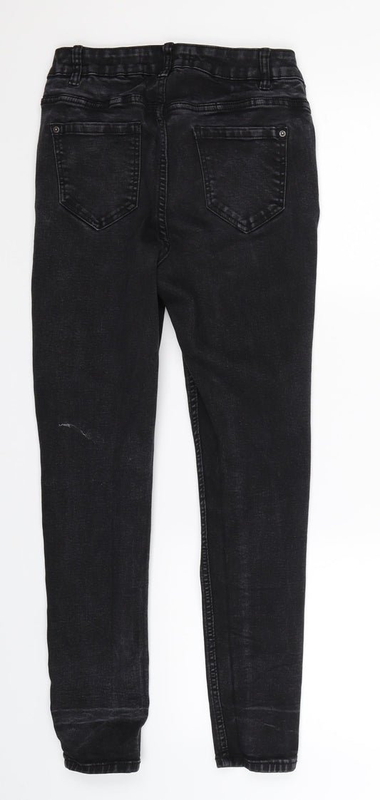 New Look Womens Black  Denim Skinny Jeans Size 10 L27 in