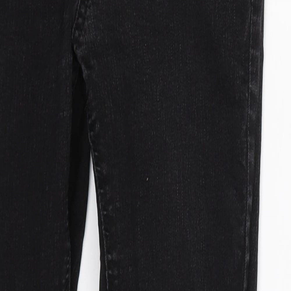 George Womens Black  Denim Jegging Jeans Size 8 L25 in