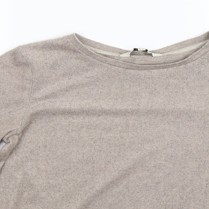 F&F Womens Beige  Knit Pullover Jumper Size 12