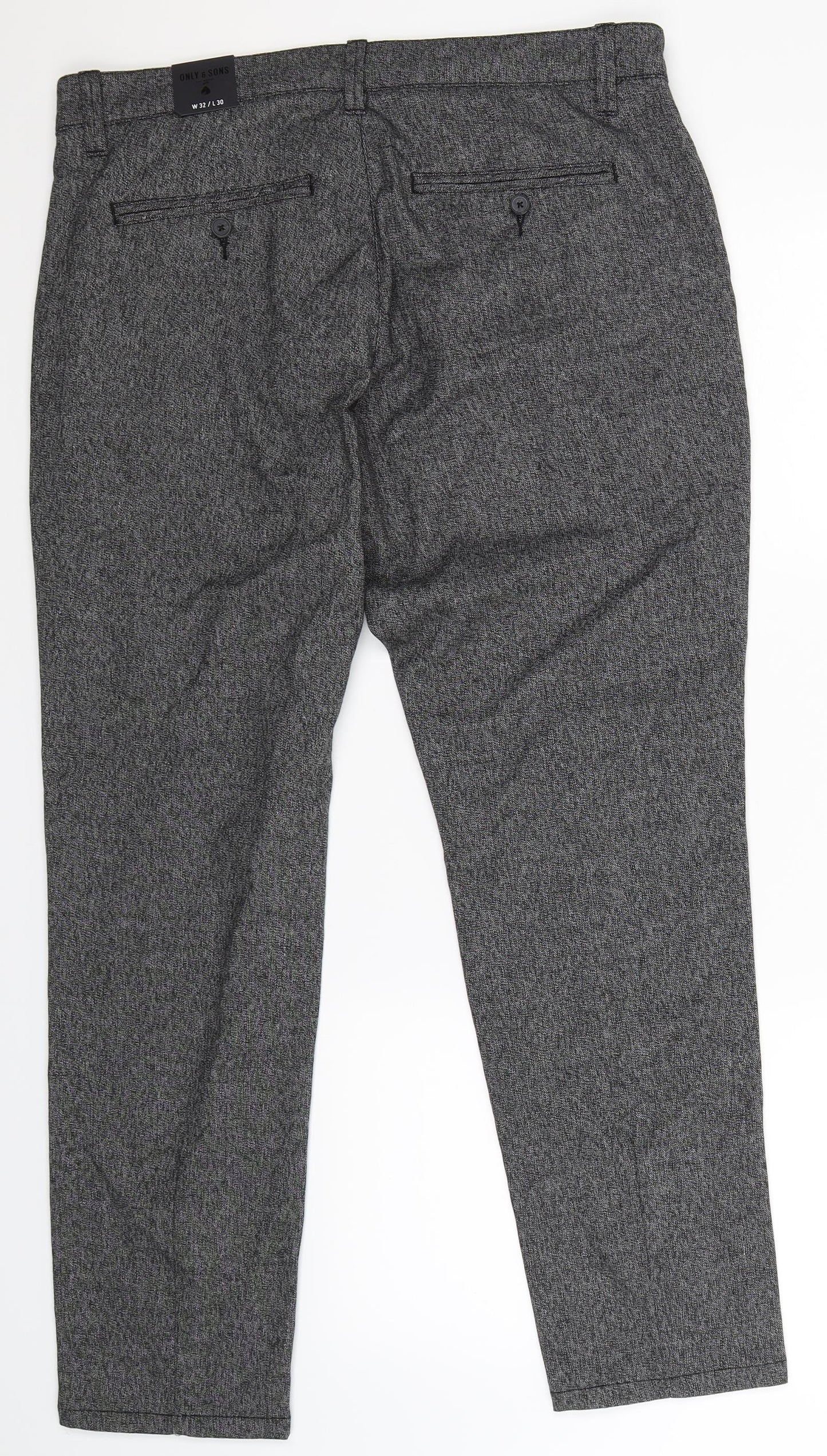 ONLY & SONS Womens Grey   Trousers  Size 32 L30 in
