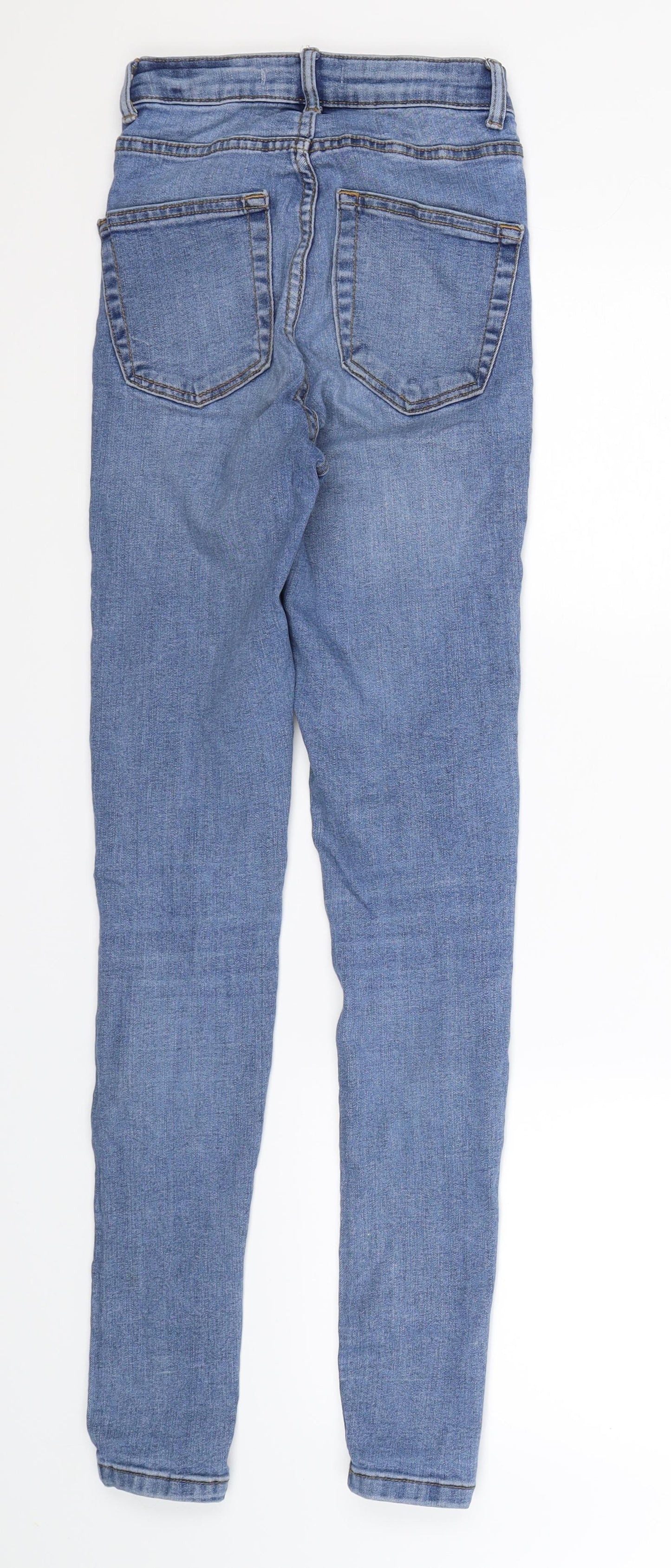 Denim Co Womens Blue  Denim Skinny Jeans Size 4 L29 in