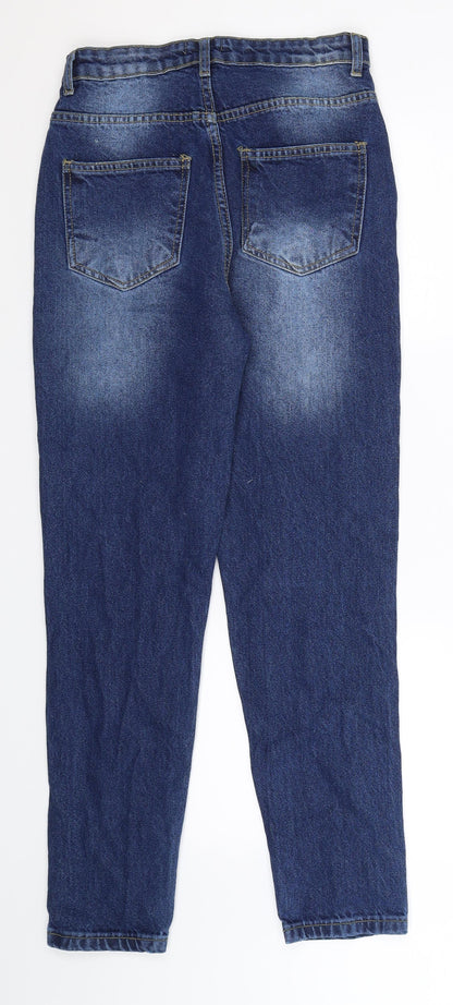 I SAW IT FIRST Womens Blue  Denim Straight Jeans Size 6 L29 in